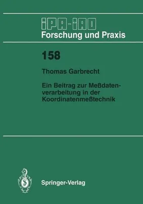 Immagine prodotto di Ein Beitrag zur Meßdatenverarbeitung in der Koordinatenmeßtechnik