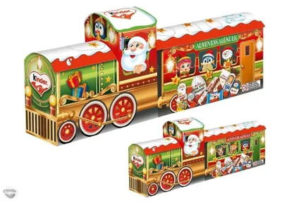 Obrázek produktu pro Kinder Mix Adventní kalendář vláček, 226 g