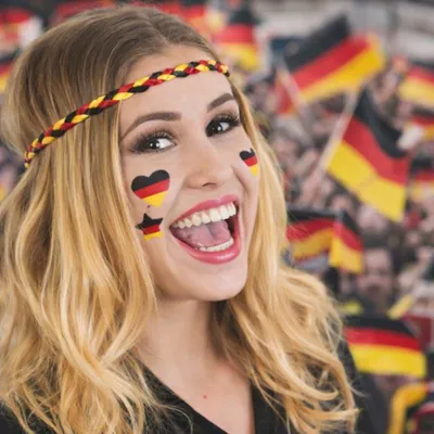 Produktbild von Haarband Fan !!!JETZT NUR FÜR KURZE ZEIT!!! mit Gratis Tattoos Accessoire Deutschland