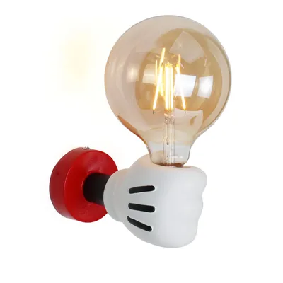 Produktbild von Kinderwandlampe E27 – Lustiges Cartoon-Hand-Design „TOONHAND“