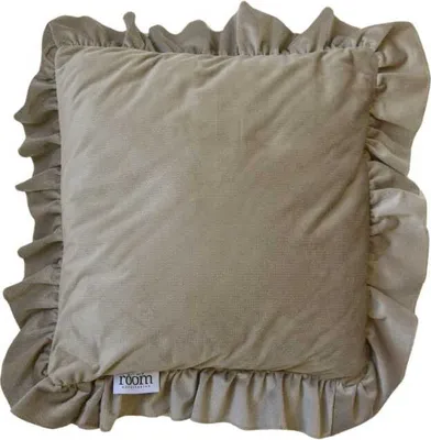 Produktbild von Bettwäsche Mit Rüschen Kissenbezug Kissenhülle 40X40 Cm Boho Beige