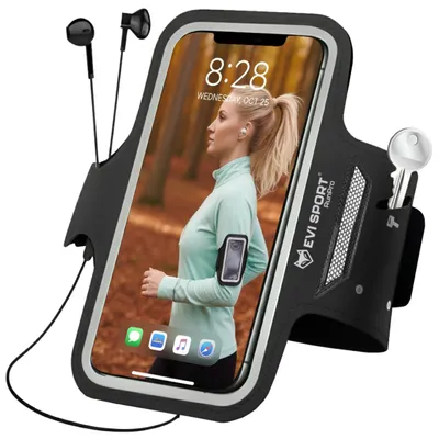Produktbild von Sportarmband Handy 6,9 Zoll, Laufarmband Wasserabweisend für iPhone & Samsung, Jogging Tasche mit Touch-Funktion & Schlüsselfach, EVI RunPro