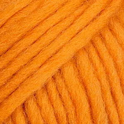 Produktbild von DROPS Snow Wolle 101 Mandarine, 100% Wolle, 50m, 50g - Ideal zum Filzen