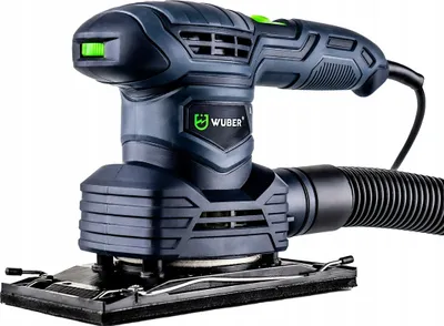 A WUBER vibrationsschleifer 3in1 1300W with accessories is shown against a white background.