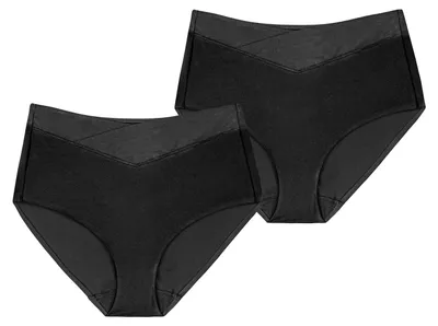 Produktbild von Triumph Damen Maxislip 2-Pack True Shape Sensation - BLACK - Größe 40
