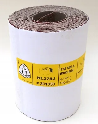 Zdjęcie produktu dla Rolka płótno ścierne KLINGSPOR KL375J 115x5m gr.40