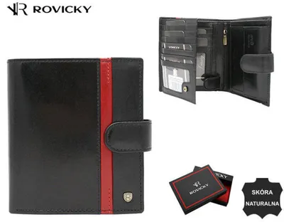 Obrázok produktu pre Rovicky Pánska peňaženka Prisohsa čierna One size