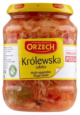 Image de Orzech Królewska, salade de légumes, 670 g, pasteurisée