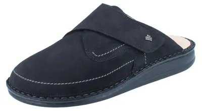 Immagine prodotto di Finn Comfort, 96203, Prevenzione, ciabatta, Uomo, Nero, Pelle, NUOVO - Scarpe da uomo per la prevenzione del diabete, Nero, pelle (buggy)