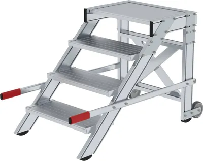 Immagine prodotto di Piattaforma di lavoro LM, mobile, 4 gradini, altezza gradino 600 mm