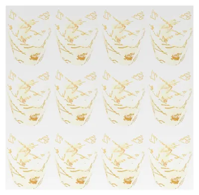 Produktbild von 50 Stück Hitzebeständige Papier Cupcake Förmchen Ölbeständig Formstabil Muffin Backförmchen für die Küche und Bäckerei