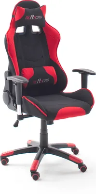 Produktbild von Chefsessel höhenverstellbar McRacing 1 mit Wippfunktion Schwarz / Rot