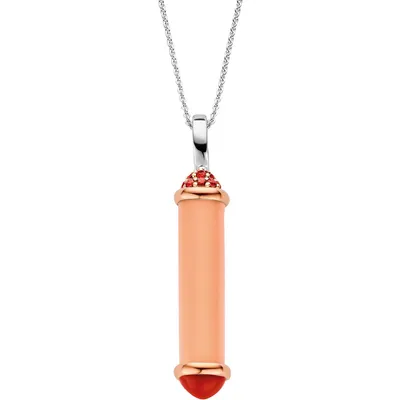 Produktbild von 6802CP Kette mit Anhänger korallenpink bicolor 6802CP Ti Sento Milano