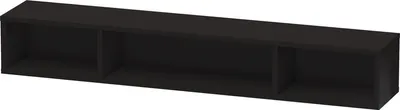 Produktbild von Duravit Regalelement L-CUBE 800 x 140 x 120 mm schwarz hochglanz