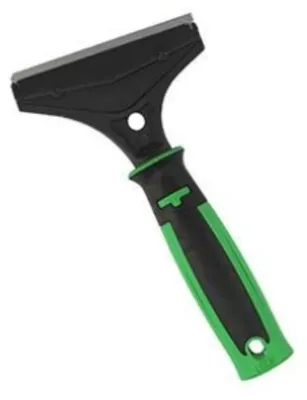 Image de Unger ErgoTec grattoir pour verre 15 cm poignée ergonomique, très grande surface de grattoir