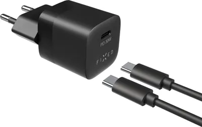 Immagine prodotto di Caricabatterie USB-C + cavo USB-C, 30W, Mini PD fisso da viaggio, nero