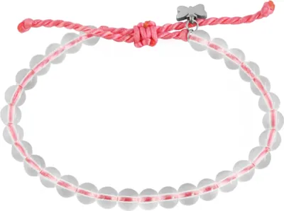 Produktbild von Akzent Schmuckarmband aus Glasperlen und Edelstahlelement Schmetterling