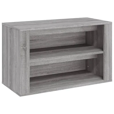 Produktbild von vidaXL Schuhregal Grau Sonoma 75x35x45 cm Holzwerkstoff