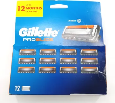 Produktbild von Gillette Fusion 5 ProGlide Rasierklingen 12 ERSATZKLINGEN Set Premium Rasur
