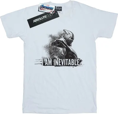 Produktbild von Marvel - "Avengers Endgame I Am Inevitable" T-Shirt für Herren BI9429 (5XL) (Weiß)