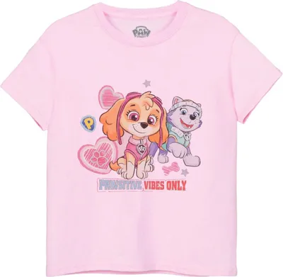 Produktbild von Paw Patrol - "Pawsitive Vibes Only" T-Shirt für Mädchen NS7894 (98) (Pink)