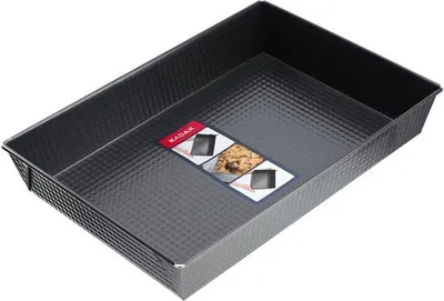 Productafbeelding van Rechthoekige Bakvorm met Hoge Randen - Ideaal voor Cake, Brood en Brownies - 3 Maten