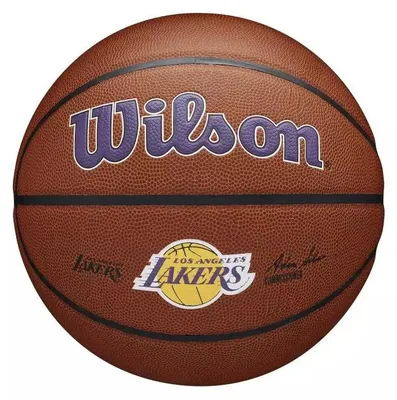 Image de Ballon de Basketball NBA Los Angeles Lakers Wilson Team Alliance Exterieur