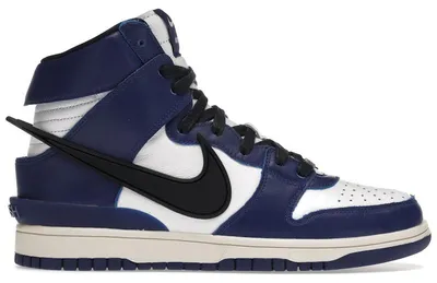 Produktbild von Nike Dunk High AMBUSH Deep Royal - EU 48.5