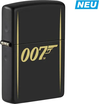 Produktbild von ZIPPO schwarz matt gelasert "007 James Bond" 60005885