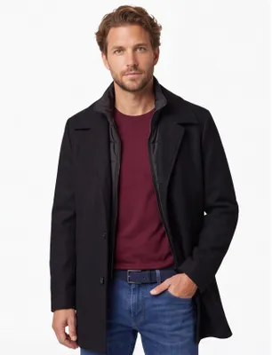 Produktbild von Winterjacke Boss Black schwarz Wolle