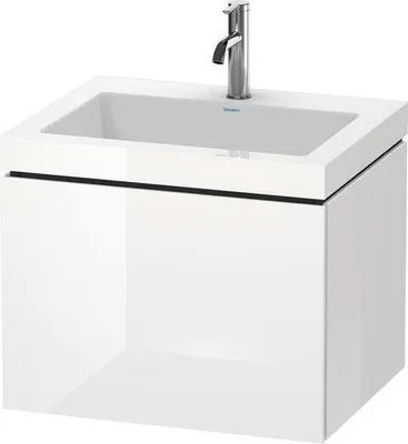 Produktbild von Waschtischunterbau L-CUBE m WT Vero Air 500x600x480mm o HL we smat ohne Hahnloch weiß supermatt