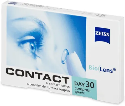 Zdjęcie produktu dla Carl Zeiss Contact Day 30 Compatic (6 soczewek) Moc: -5.25, (BC): 8.60, DIA: 14.20