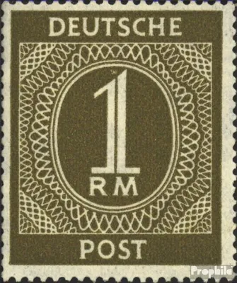 Produktbild von Briefmarken Alliierte Bes.-Gem.Ausg. 1946 Mi 937Y, steigendes Wasserzeichen postfrisch I. Kontrollratsausgabe
