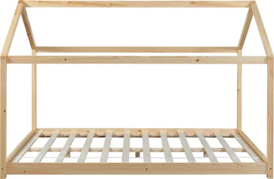 Produktbild von Kinderbett 'Cerro' Hausbett 120x200cm Holzfarben