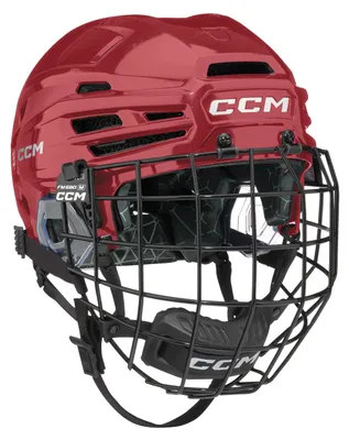 Produktbild von Helm CCM FTW Combo (mit Gitter) Senior rot XS/S