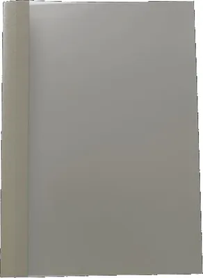Produktbild von Bindemappen, Noblessestruktur, VE= 100 St., glasklar, grau 10 mm