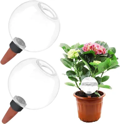 Produktbild von Bewässerungsbälle 2 Stück, 500ml Kapazität, automatische Pflanzenbewässerung, für Zimmer und Garten