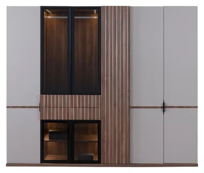 Produktbild von Schrank Kleiderschrank Schlafzimmer Schränke Modern Holz Luxus 260cm