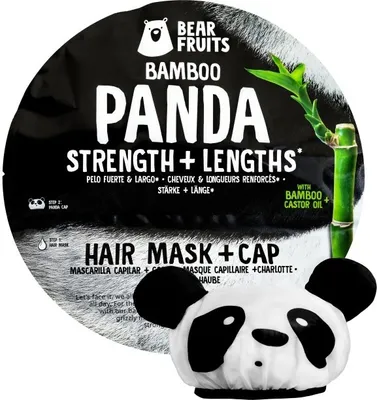 Produktbild von Bear Fruits Panda Hair Mask + Cap (20 ml)