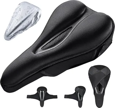 Image de Coussin en gel pour selle de vélo, respirant, 28x16 cm, pour selle de VTT