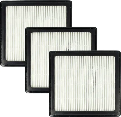 Produktbild von vhbw 3x Staubsaugerfilter kompatibel mit Nilfisk GMD410, GMD420, GMD430 Staubsauger - HEPA-Filter Schwarz Weiß
