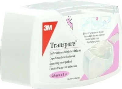 Zdjęcie produktu dla Transpore 2,50cmx5m plaster na dozowniku 1527-1/d 1 szt