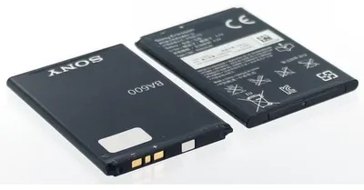 Produktbild von Akku für Sony BA600 Li-Ion 3,7 Volt 1290 mAh schwarz.