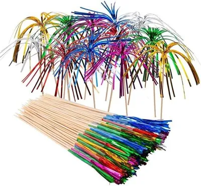 Produktbild von Cocktailparasols in bunjeerstof, 15 cm, farbenfroh für Feier, Getränke und Dekoration