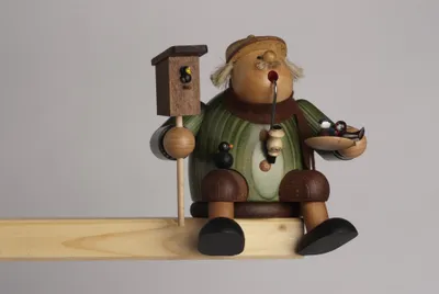 Produktbild von KWO Räuchermännchen Kantenhocker, Typ:Vogelfreund 17 cm