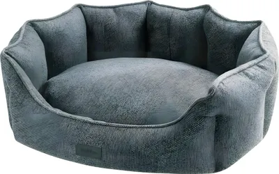 Produktbild von Nobby Hundebett Anda oval grau, Maße: 86 x 70 x 24 cm