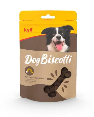 Produktbild von kyli DogBiscotti mit Insektenprotein 200 g