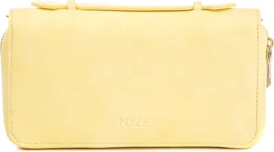 Produktbild von NYZE Wallet Clutch Damen Börse, Umhängetasche Yellow