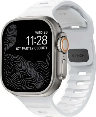 Obrázek produktu pro Nomad Sport Strap M/L, white - Apple Watch 49mm/46mm/45mm/44mm/42mm
