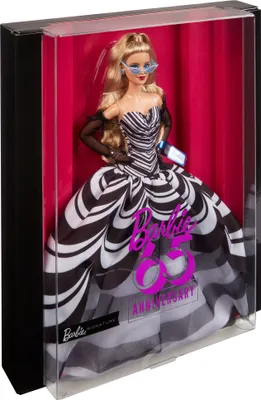 Image de Lalka Barbie Signature 65-lecie Blondynka od Mattel z akcesoriami